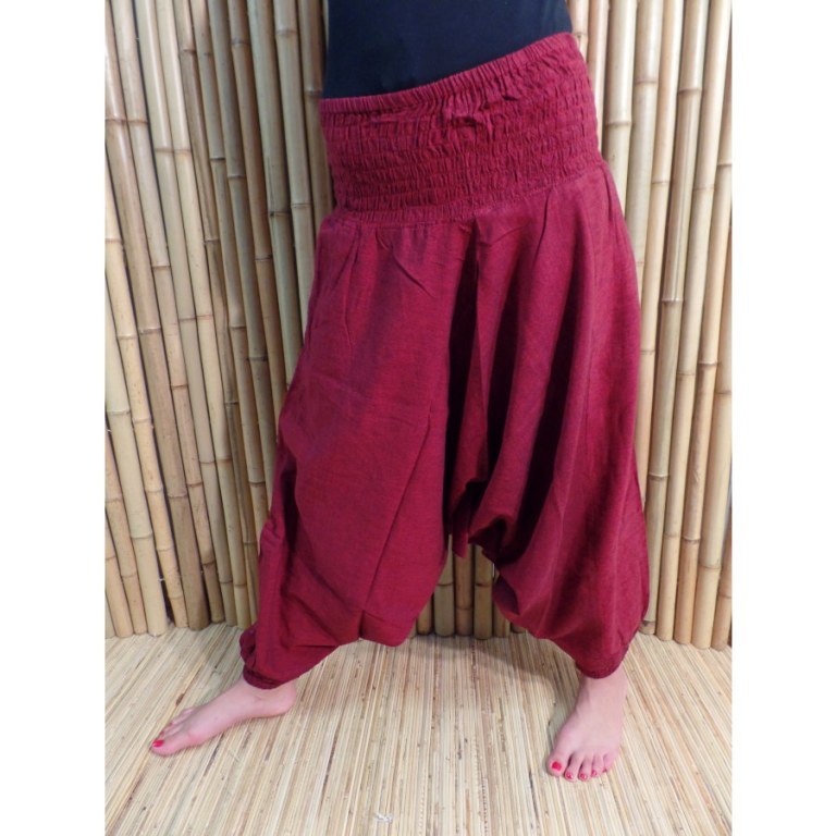 Pantalon Bagmati bordeaux