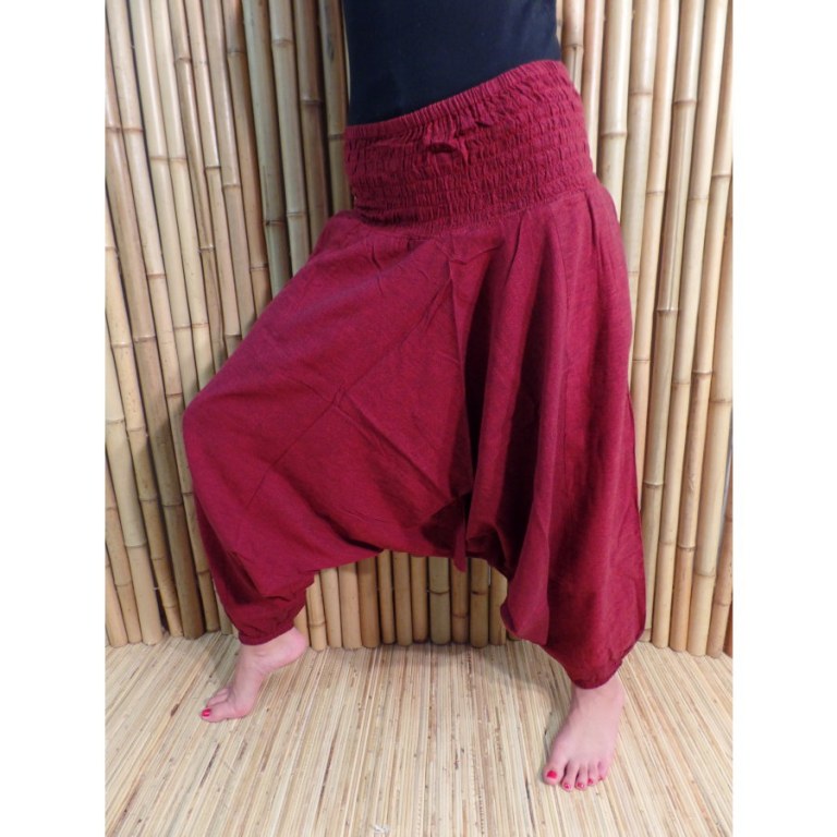 Pantalon Bagmati bordeaux