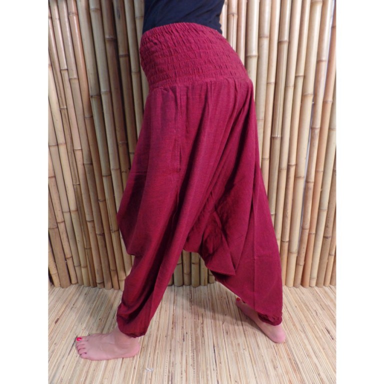 Pantalon Bagmati bordeaux