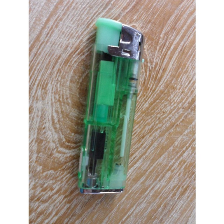 Briquet lampe vert