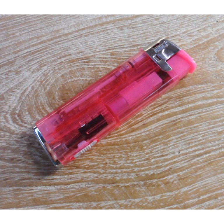 Briquet lampe rose