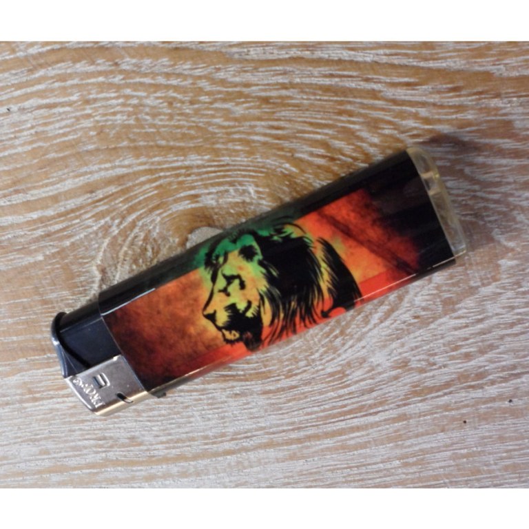 Briquet rasta style lion