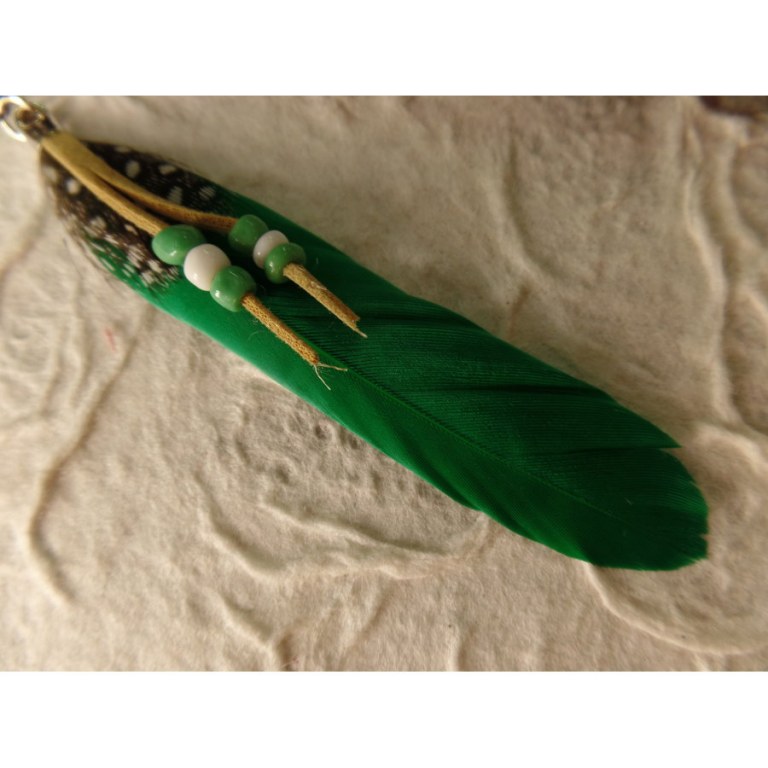 Pic à cheveux bulu verte