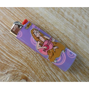 Briquet de poche mauve