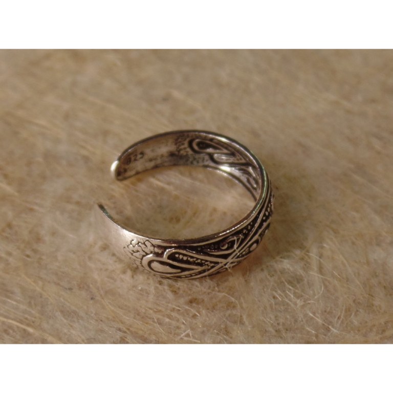 Bague orteil volutes