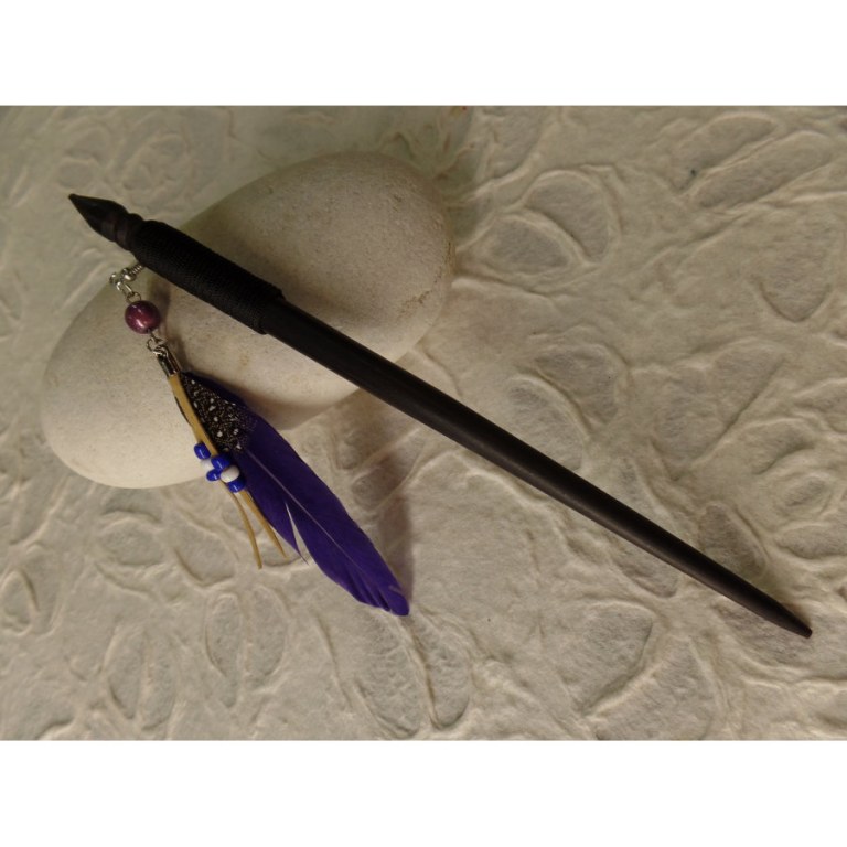 Pic à cheveux bulu violette 2