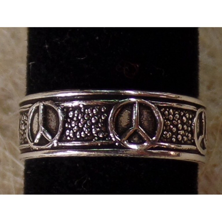 Bague orteil peace & love