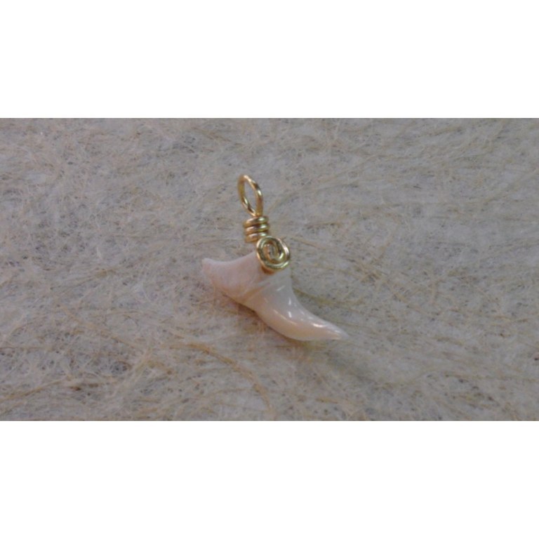 Pendentif dent de requin mako L