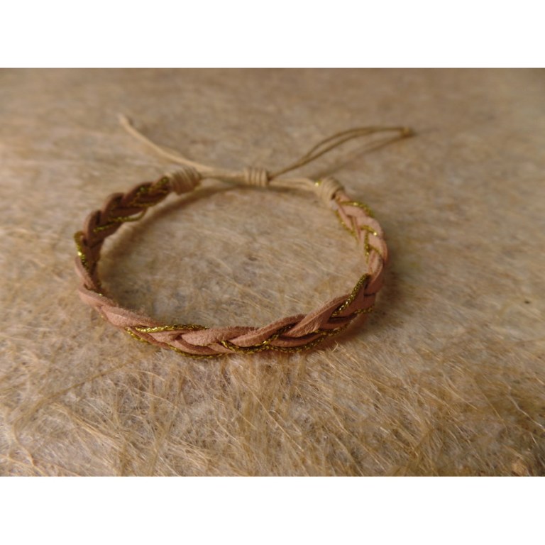 Bracelet cerah beige doré