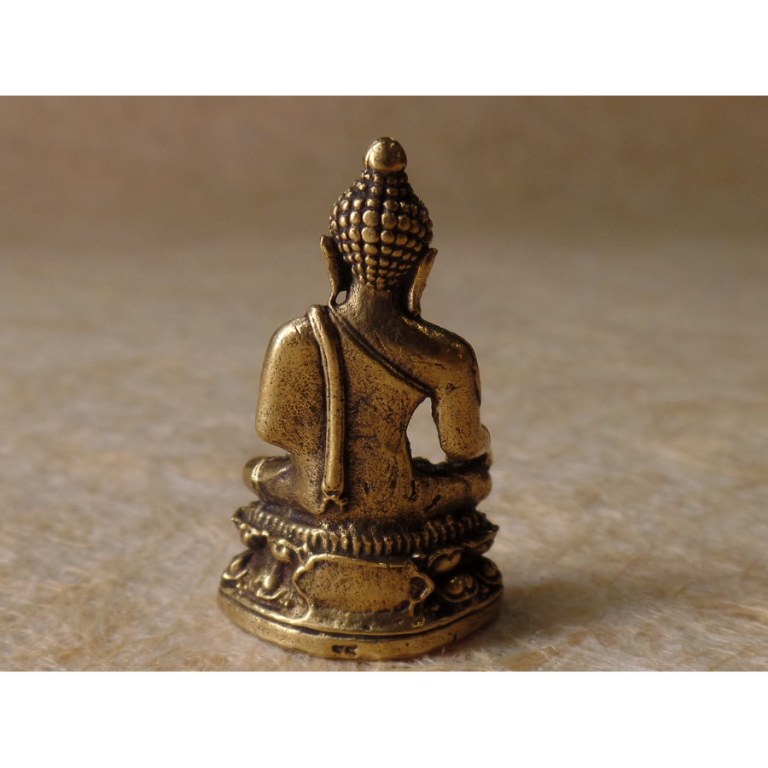 Miniature dorée Bouddha Bhaishavaguru 