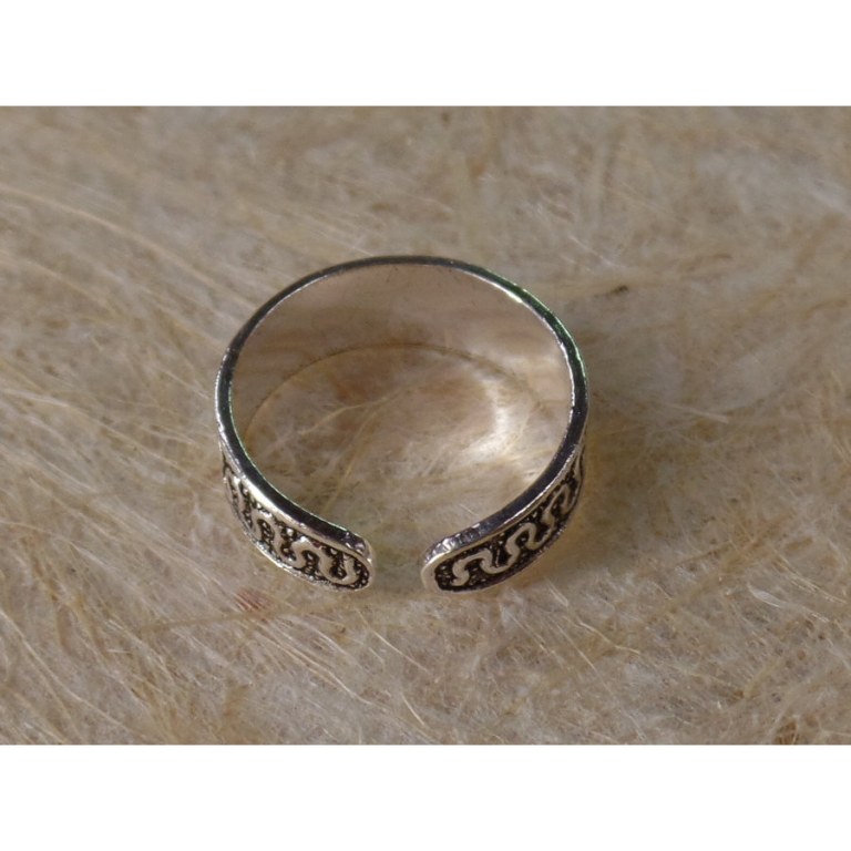 Bague orteil serpentin