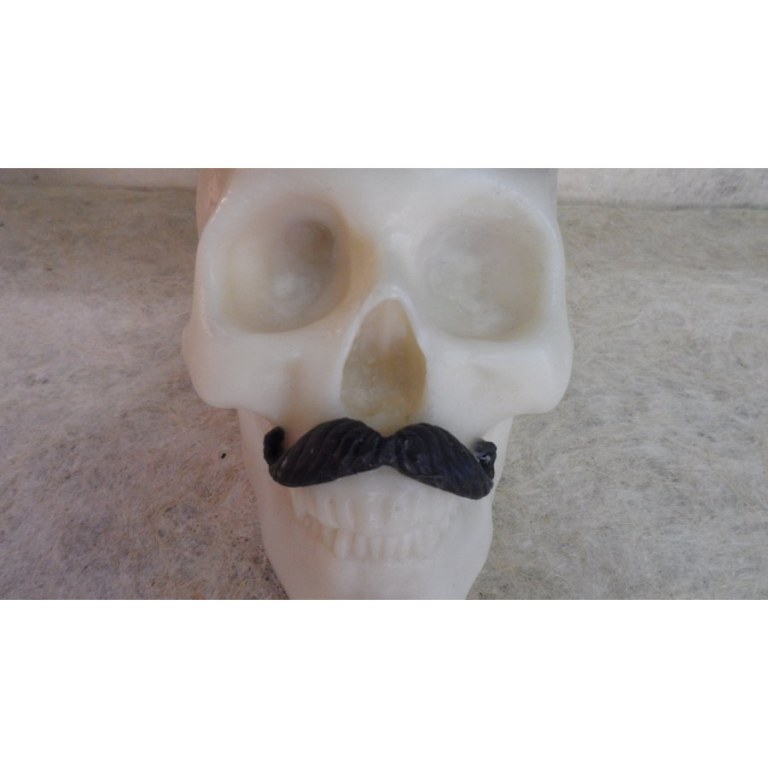 Bougie skull Monsieur