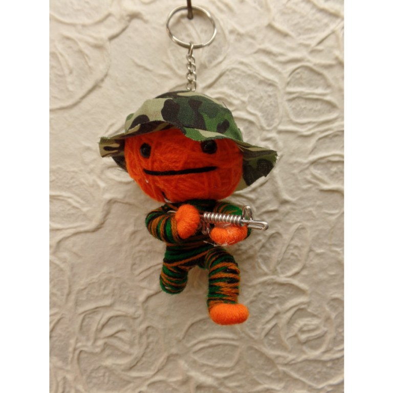 Porte clés big soldat orange