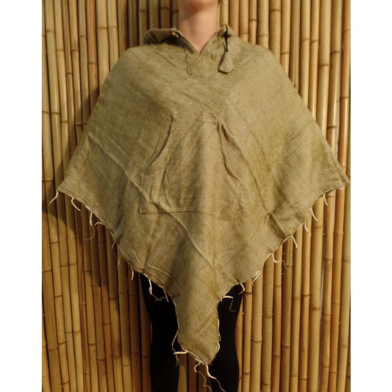 Poncho beige