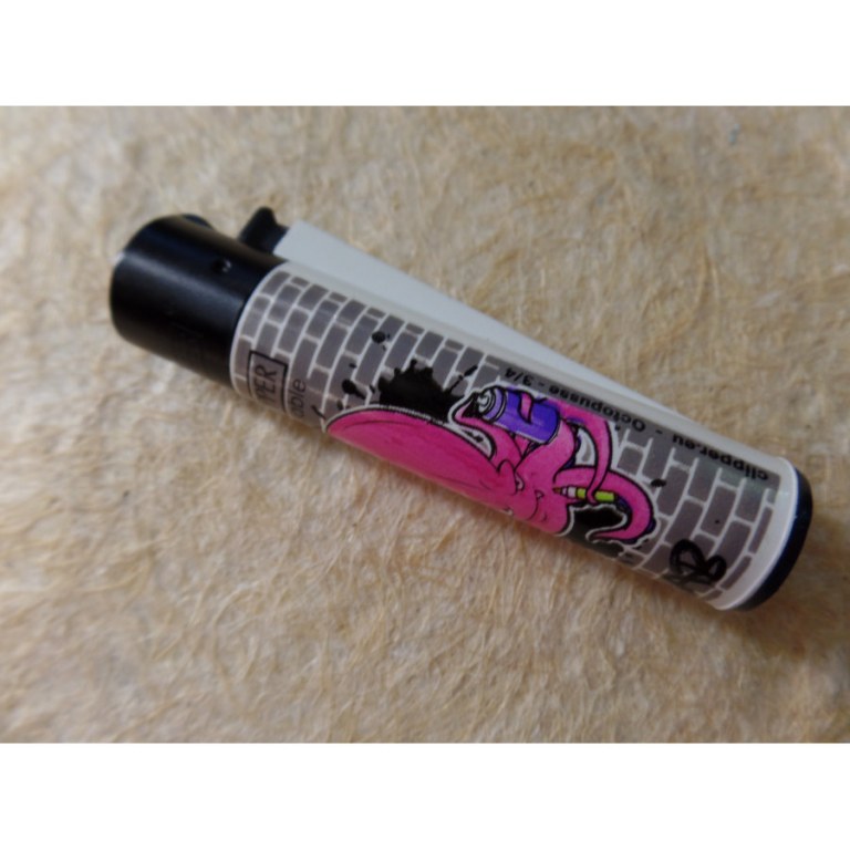 Briquet poulpe rose