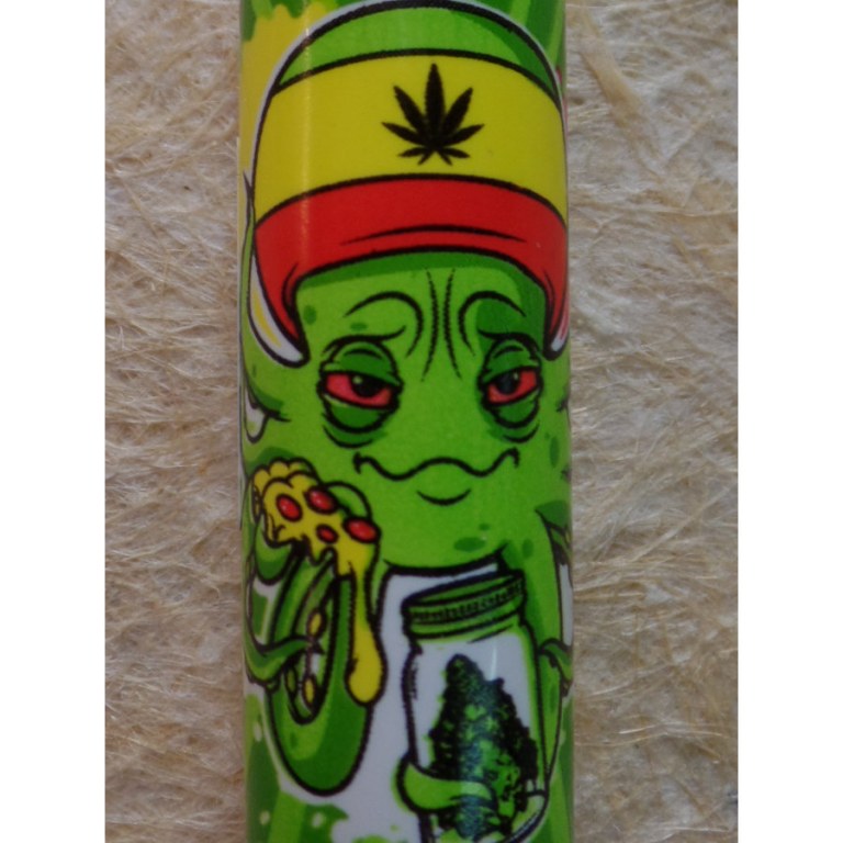 Briquet poulpe vert rasta