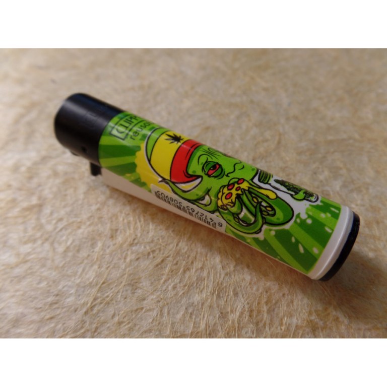 Briquet poulpe vert rasta