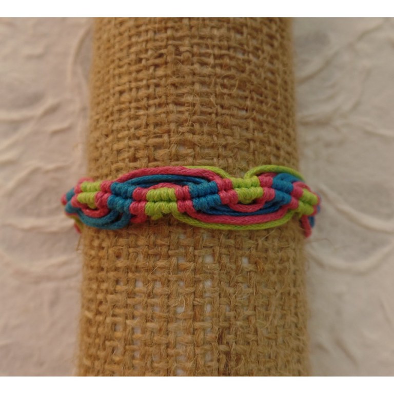 Bracelet tricolore wave 