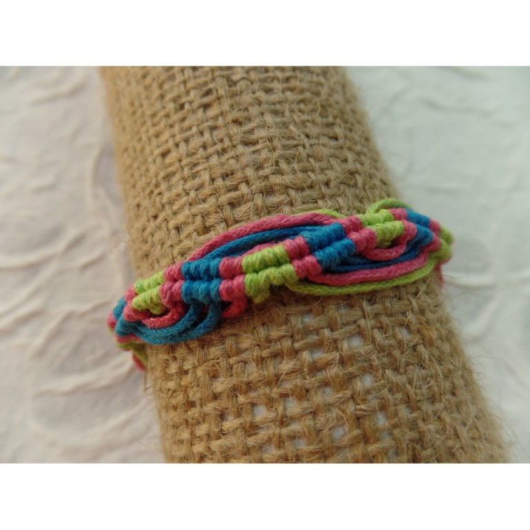 Bracelet tricolore wave 