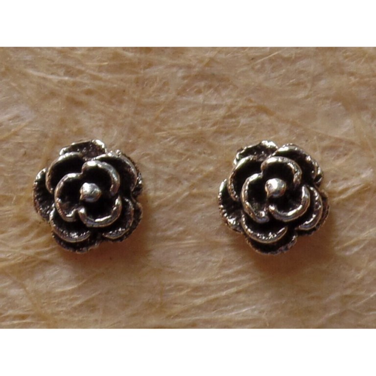 Clous d'oreilles rose