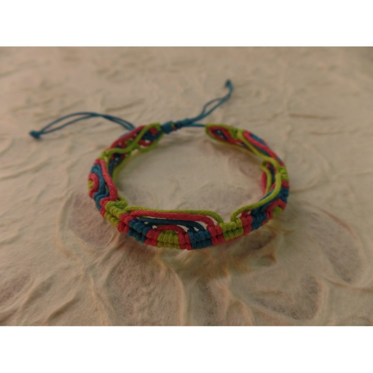 Bracelet tricolore wave 