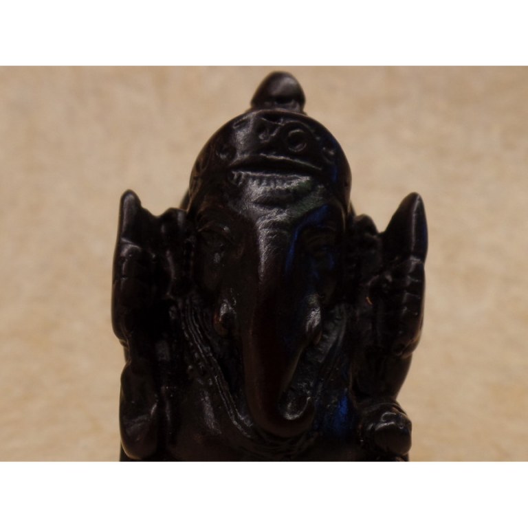 Mini Ganesh sur son trône