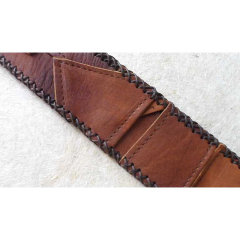 Bracelet patch marron 