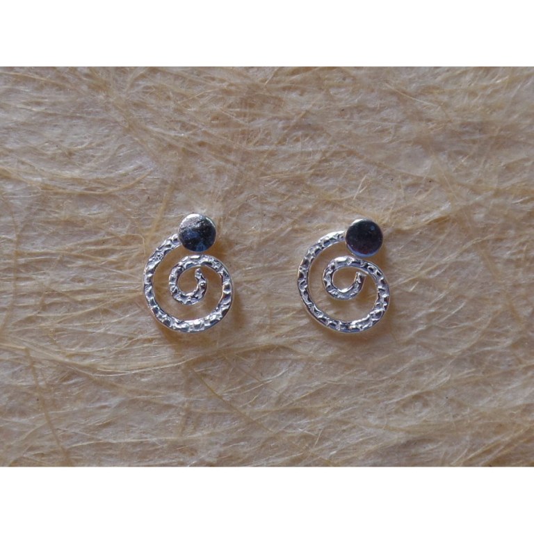 Clous d'oreilles spirale