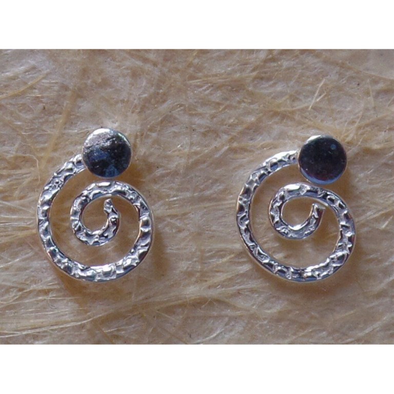 Clous d'oreilles spirale