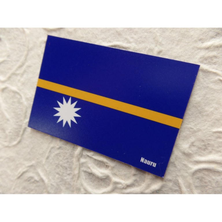 Aimant drapeau Nauru