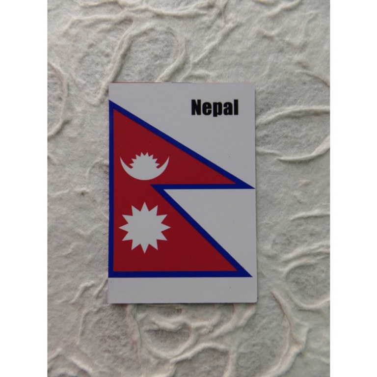 Aimant drapeau Népal