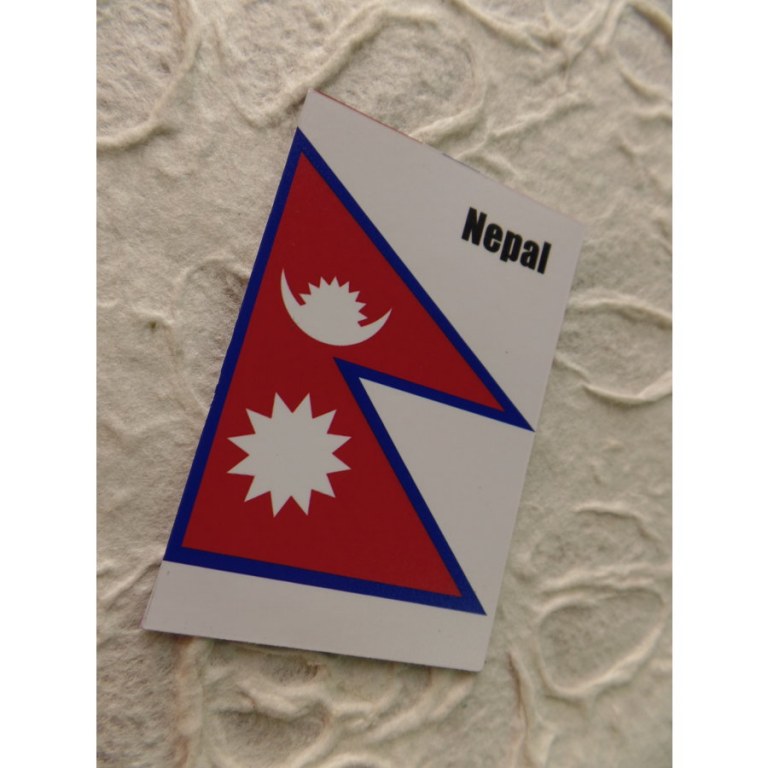 Aimant drapeau Népal