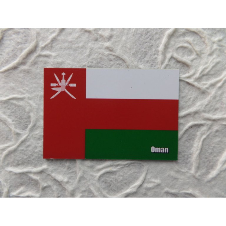 Aimant drapeau Oman