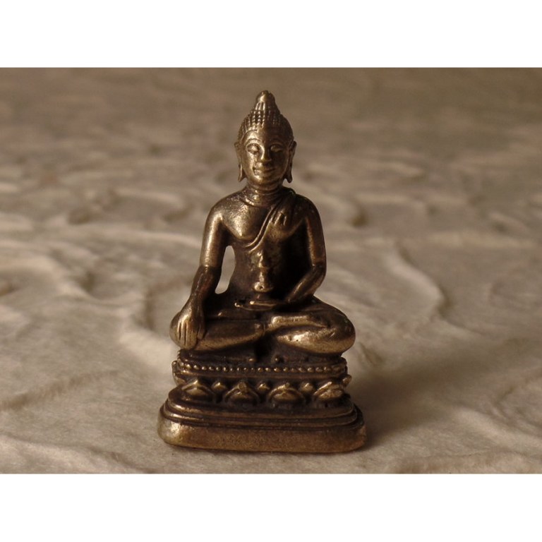 Miniature grise Bouddha Bhaishavaguru 