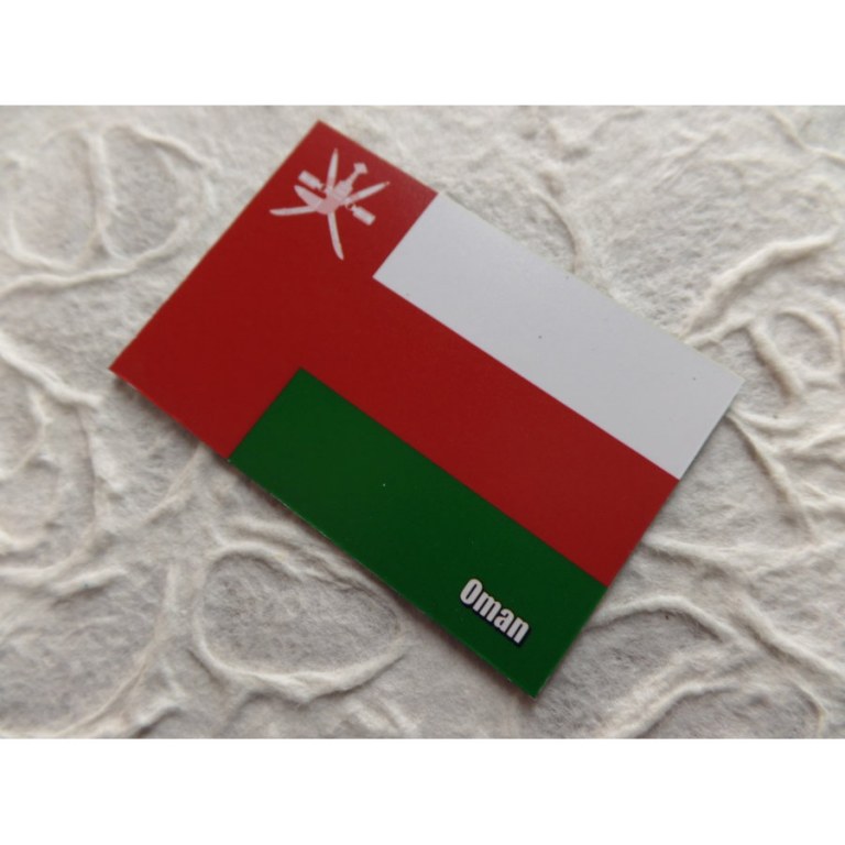 Aimant drapeau Oman