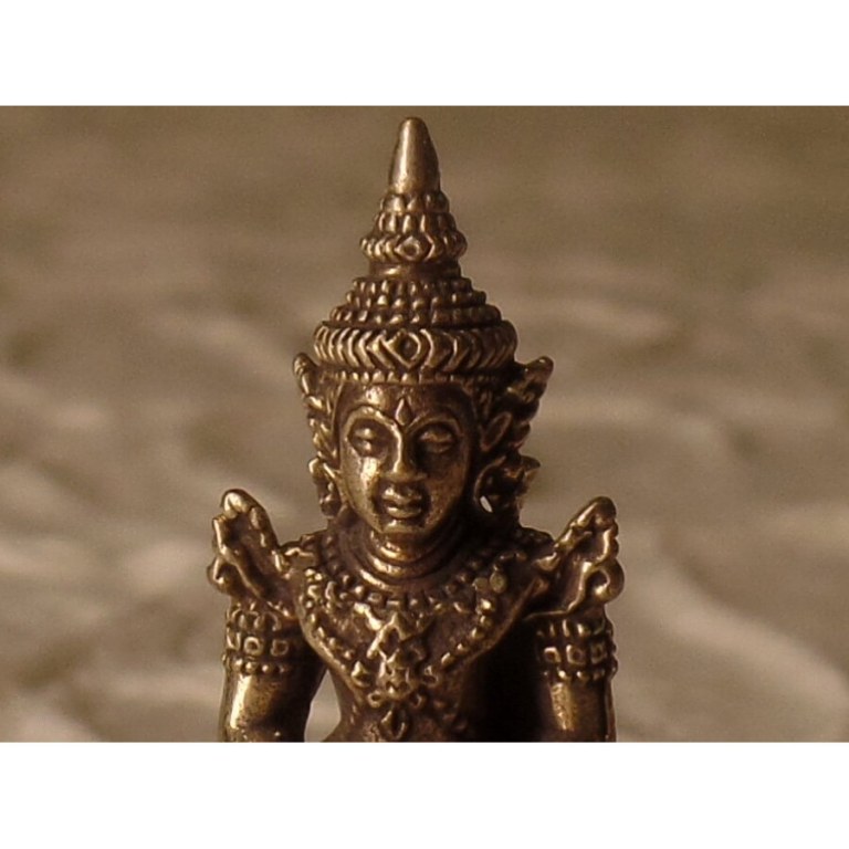 Miniature grise beautiful Bouddha