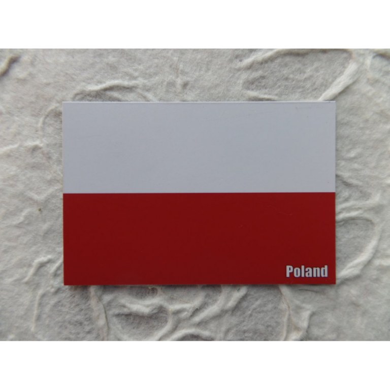 Aimant drapeau Pologne