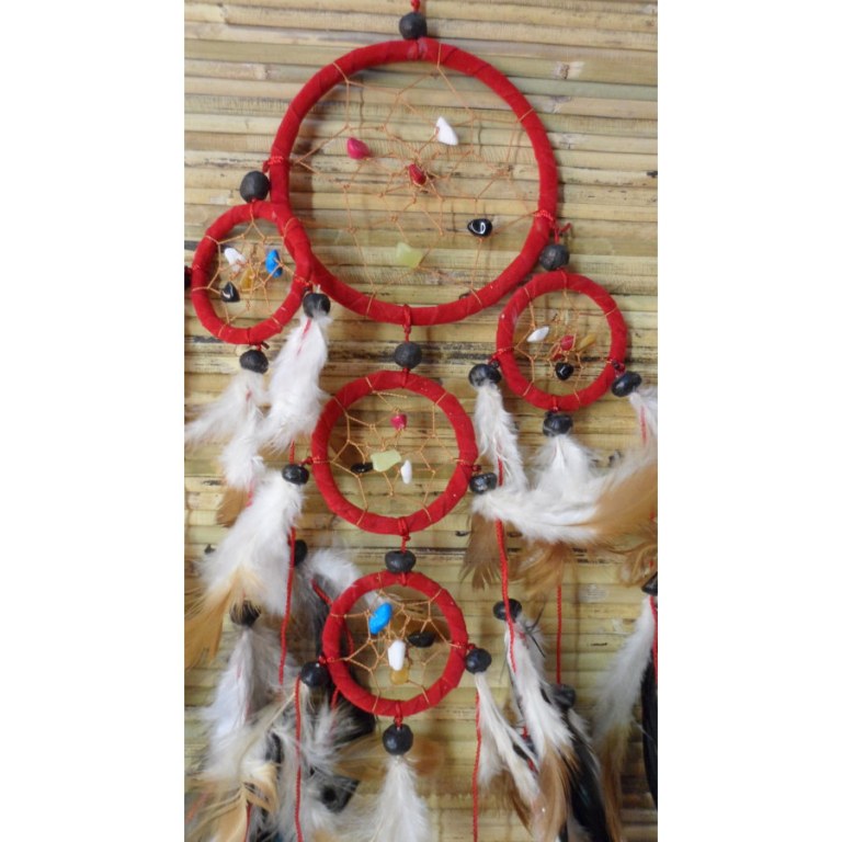 Dreamcatcher rouge abbona