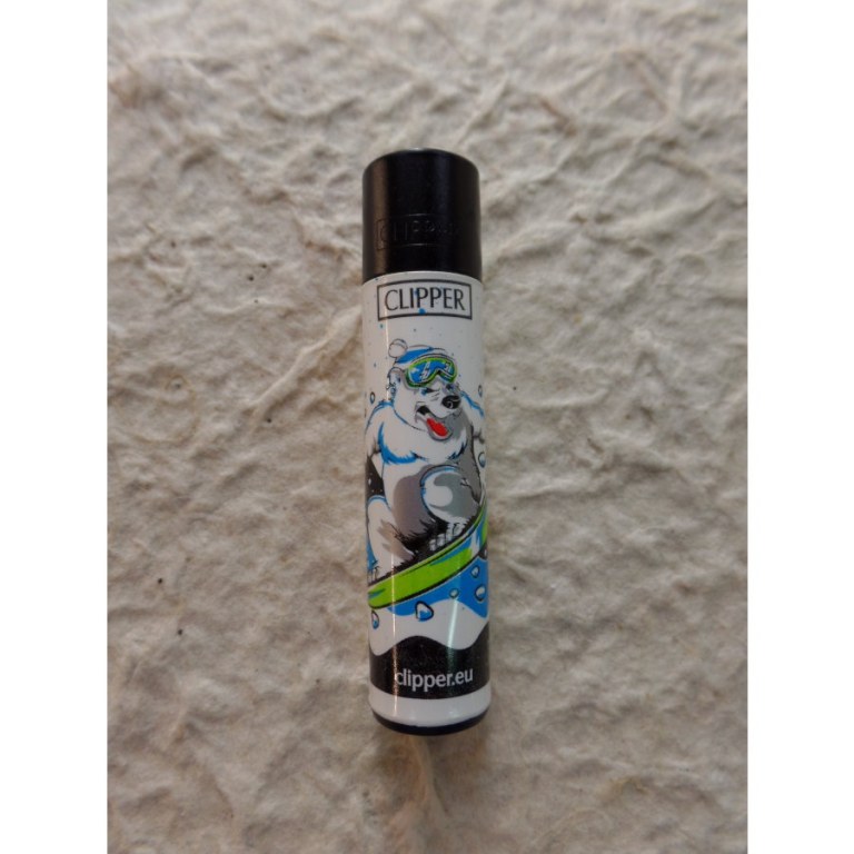 Briquet ours blanc sportif