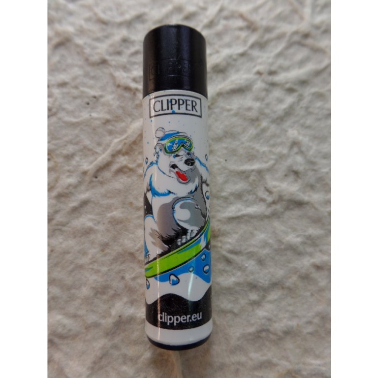 Briquet ours blanc sportif