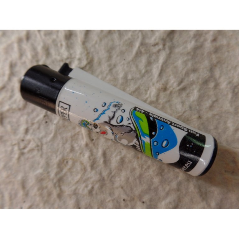 Briquet ours blanc sportif