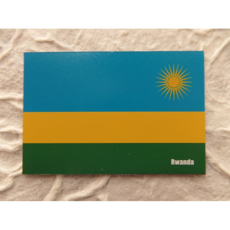 Aimant drapeau Rwanda