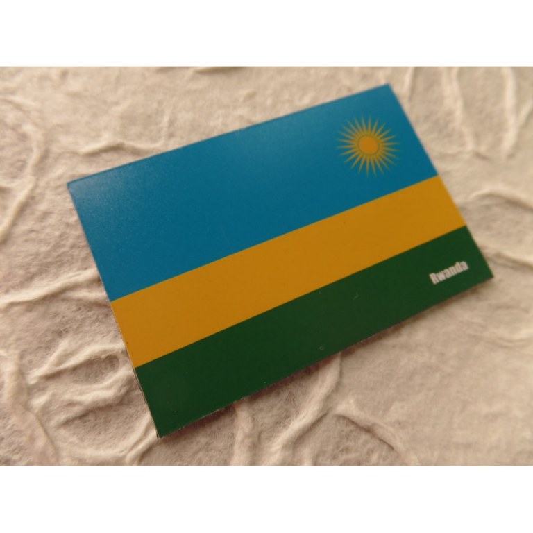Aimant drapeau Rwanda