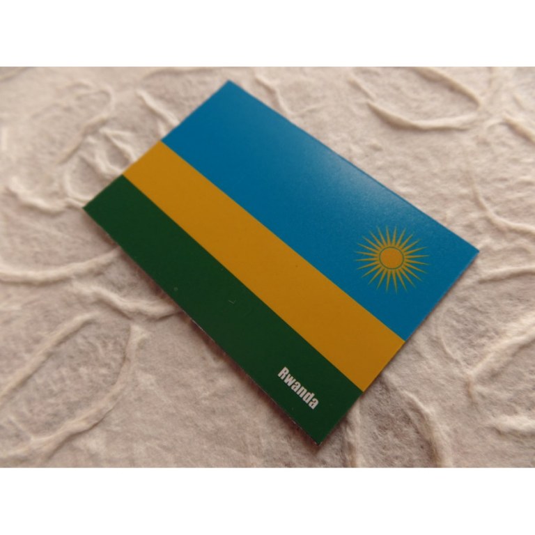 Aimant drapeau Rwanda