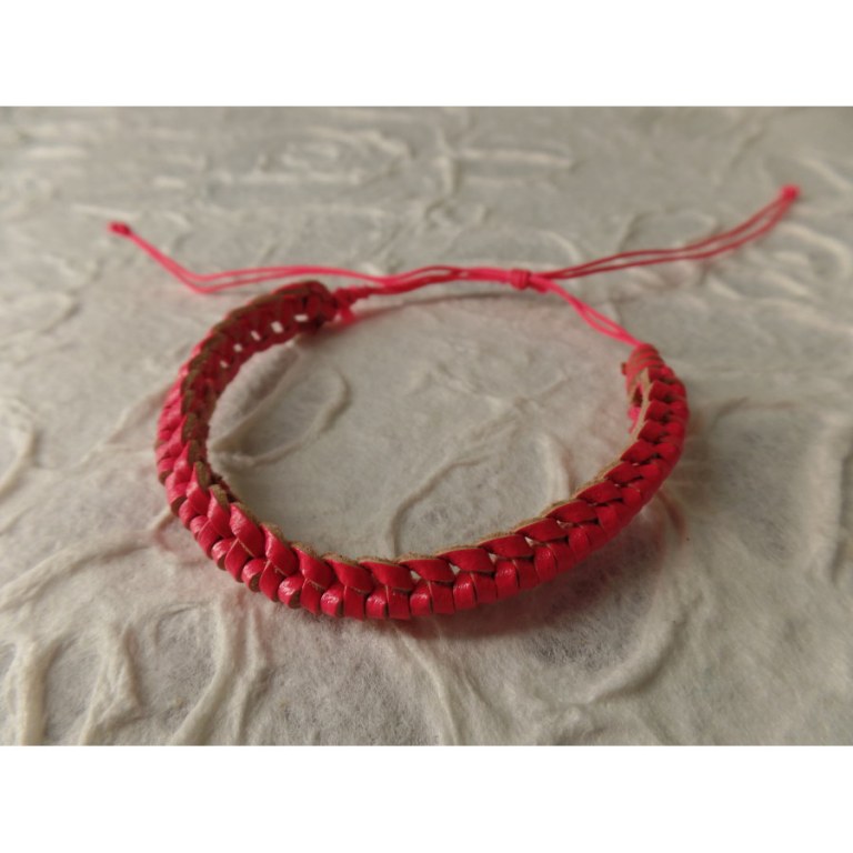 Bracelet Dian rose foncé