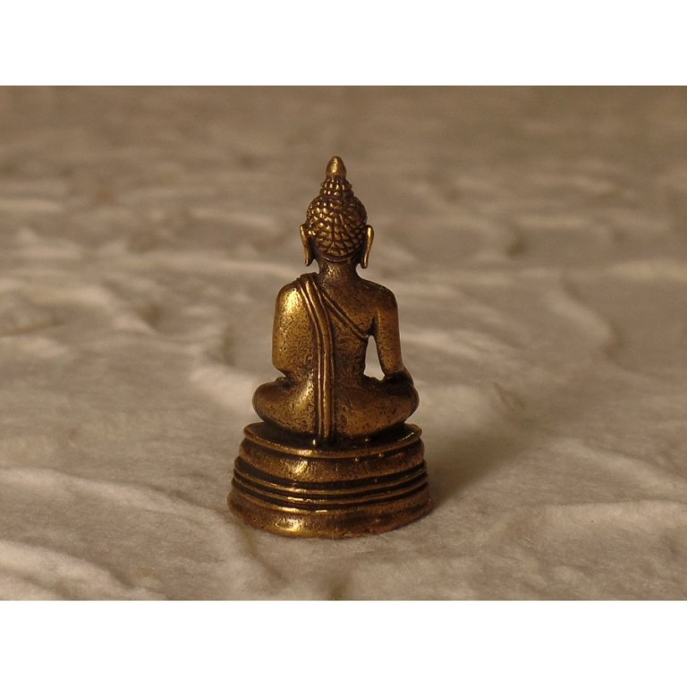 Miniature dorée Bouddha en méditation