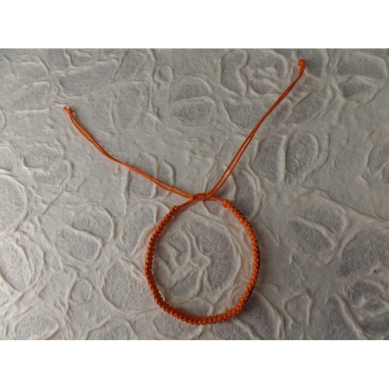 Bracelet color mandarine