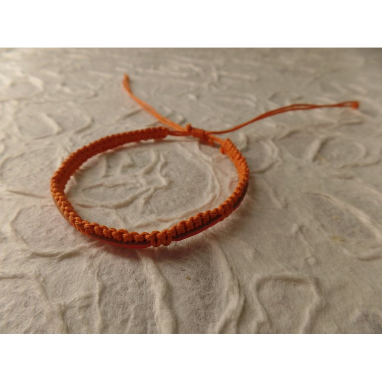 Bracelet color mandarine