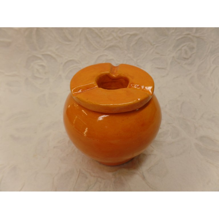 Cendrier orange courge