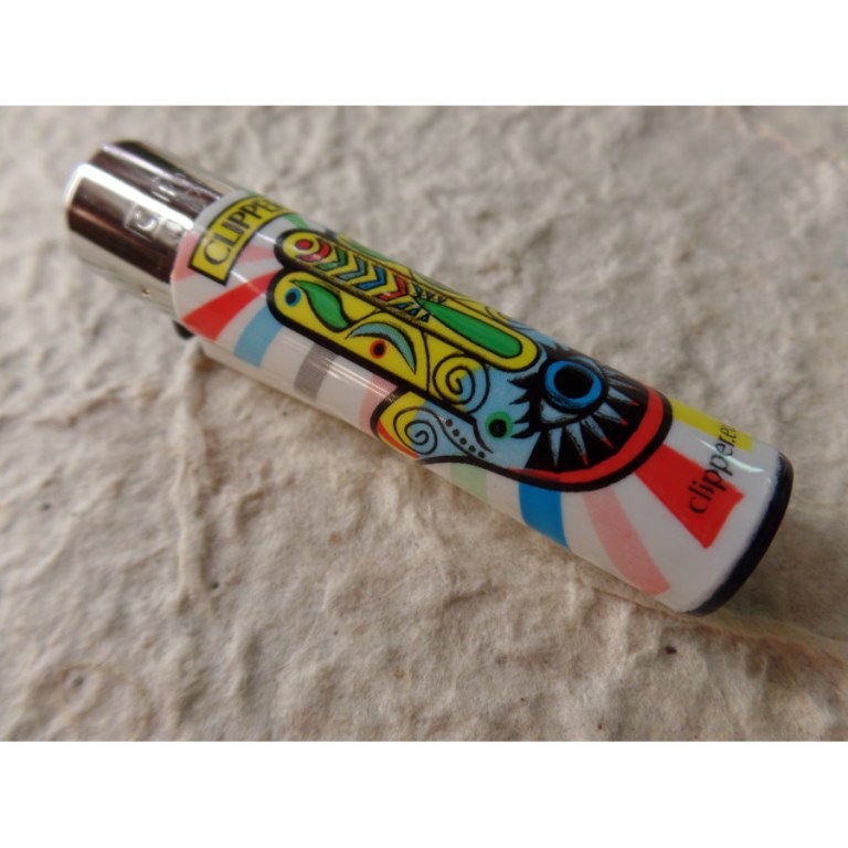 Briquet khamsa mandala rayures colorées